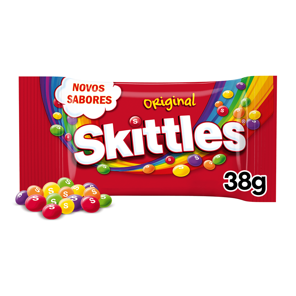 Bala de Frutas SKITTLES 38g - Sabor Original