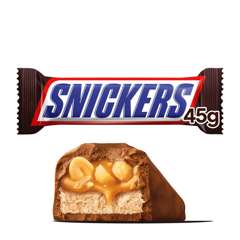 Kit Chocolate Snickers Original 10 Unidades De 45g
