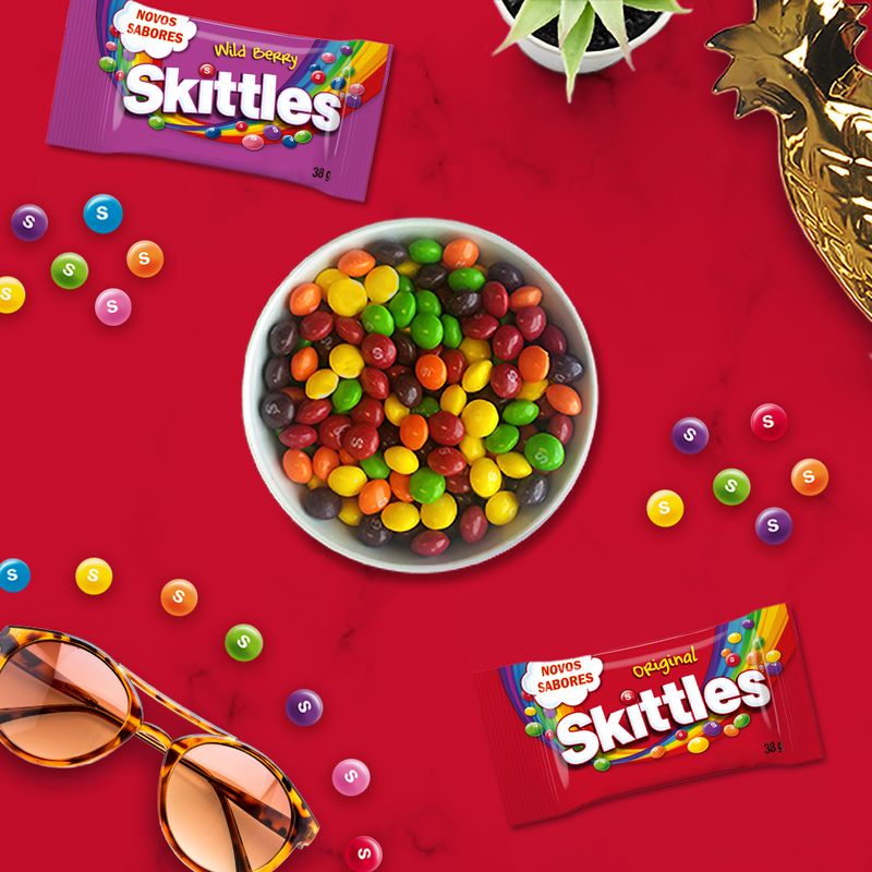 Bala de Frutas SKITTLES 38g - Sabor Original